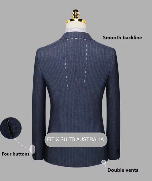 FITIX NAPOLEAN WOOL SUIT- PATTERN | 2 pcs set