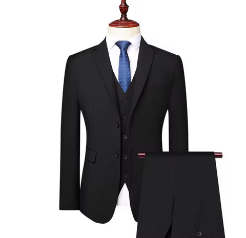 FITIX LUXURY SLIM SET- 3 PC | Black