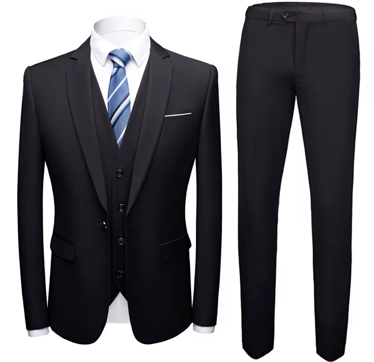 FITIX LUXURY SLIM SET- 3 PC | Black