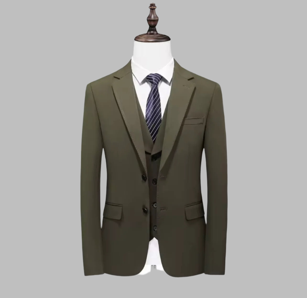 FITIX VINTAGE TWEED- OLIVE GREEN | 3PC