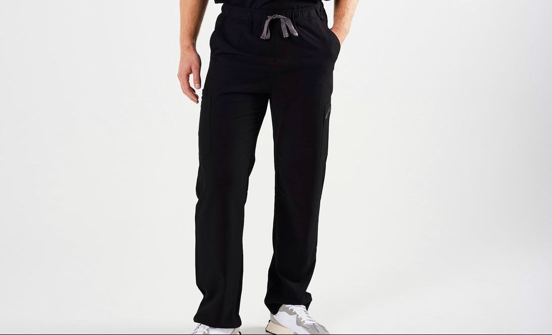 FITIX MEN'S SCRUBS PANTS - BLACK