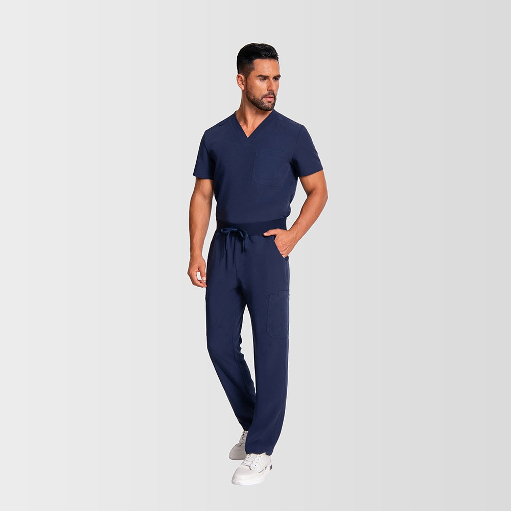 FITIX MEN'S SCRUB PANTS - NAVY
