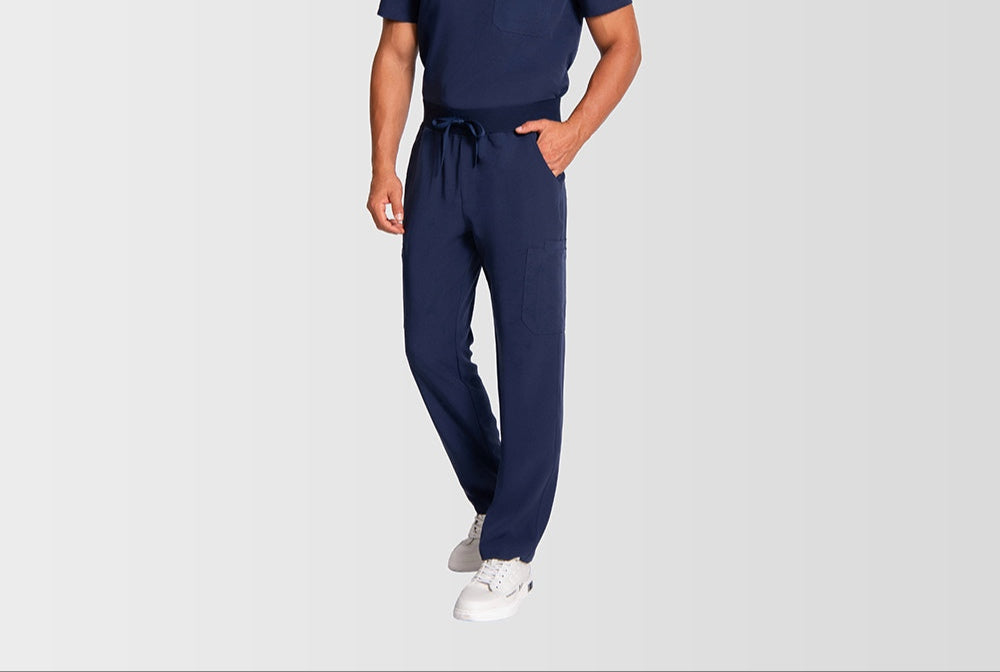 FITIX MEN'S SCRUB PANTS - NAVY