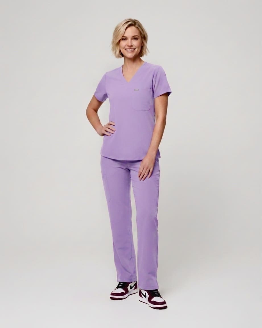 Lavender Scrub Tops