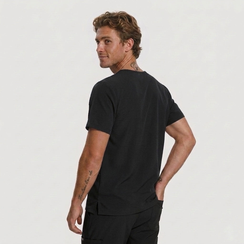 Men's navy blue Scrubs with multi pockets