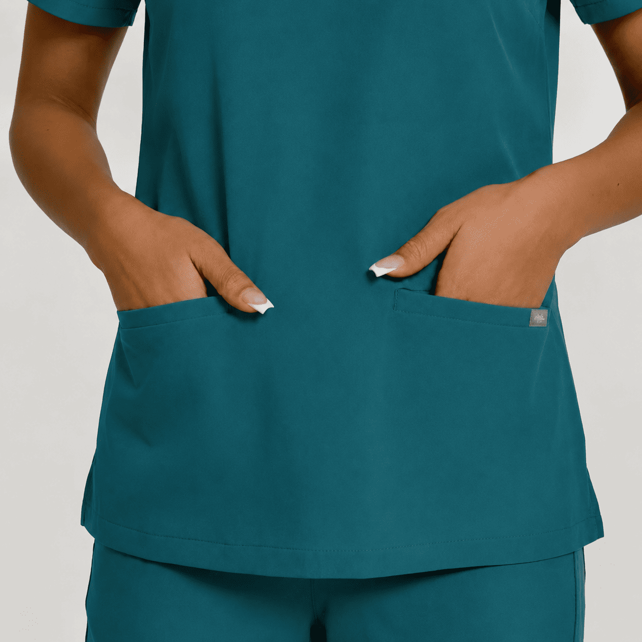 Tropical Caribbean Green Scrub Tops | LIMITED EDITION