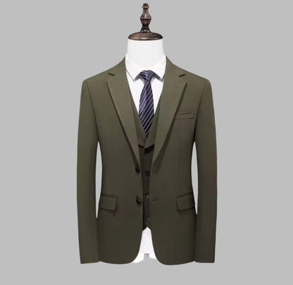 FITIX VINTAGE TWEED- OLIVE GREEN | 3PC