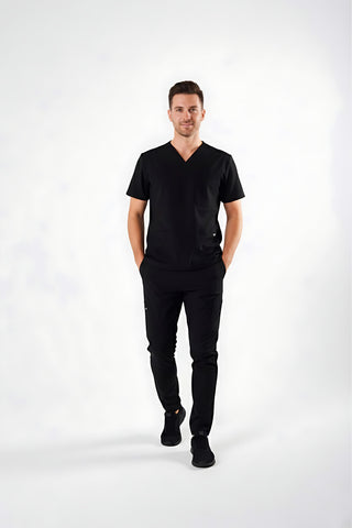 FITIX MEN'S SCRUBS PANTS - BLACK