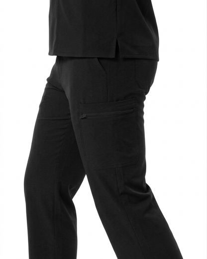 Men's Essential black scrub pants