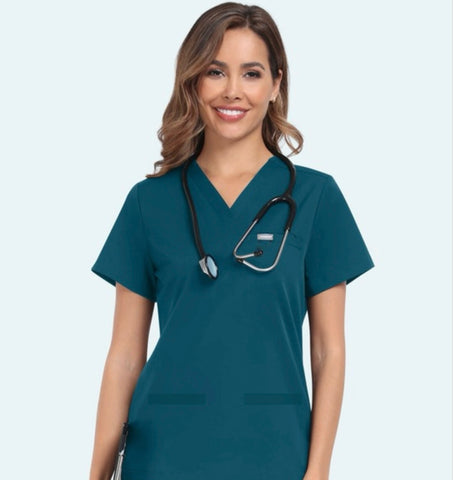 FITIX SCRUB TOPS | LIMITED EDITION - Caribbean Blue