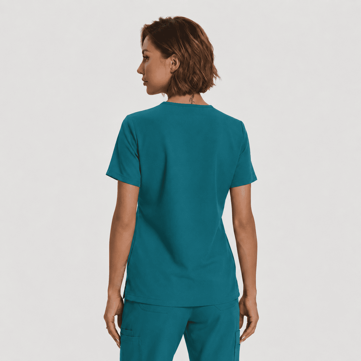 Tropical Caribbean Green Scrub Tops | LIMITED EDITION