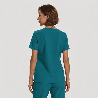 Tropical Caribbean Green Scrub Tops | LIMITED EDITION