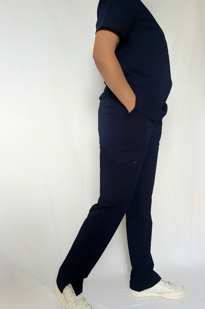 Fitix women's cargo straight comfortable pants with multiple pockets.