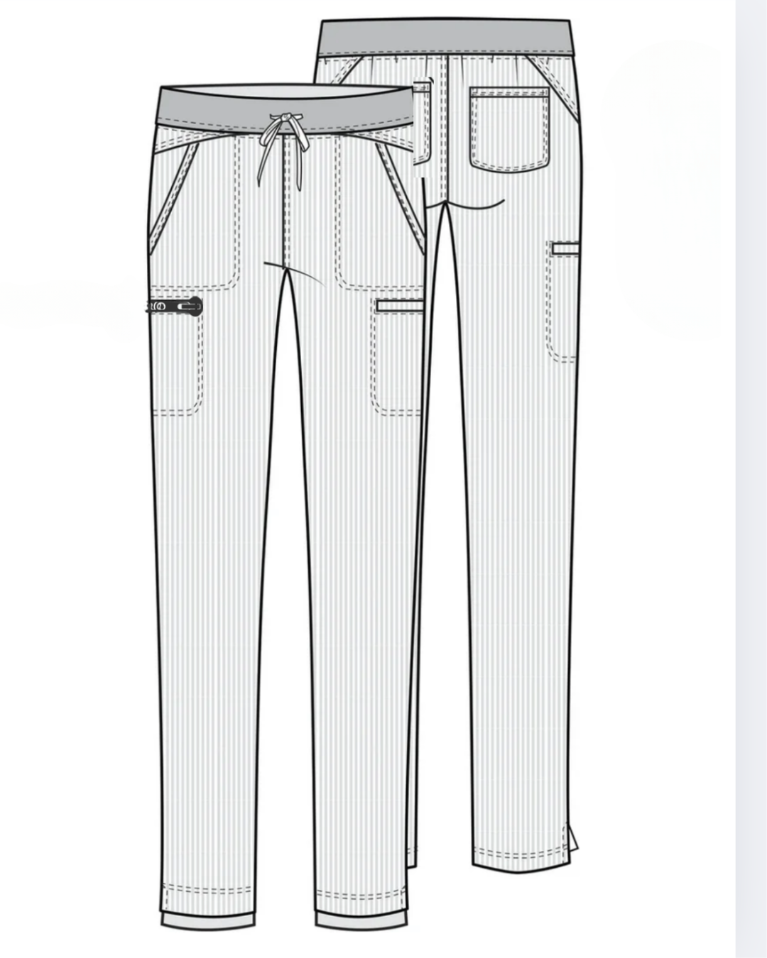 Fitix women's cargo scrub pants, designed in Australia