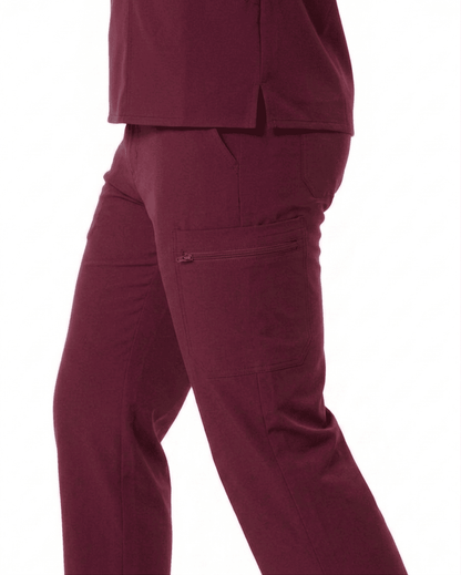 Essential Men's Maroon Scrub Pants