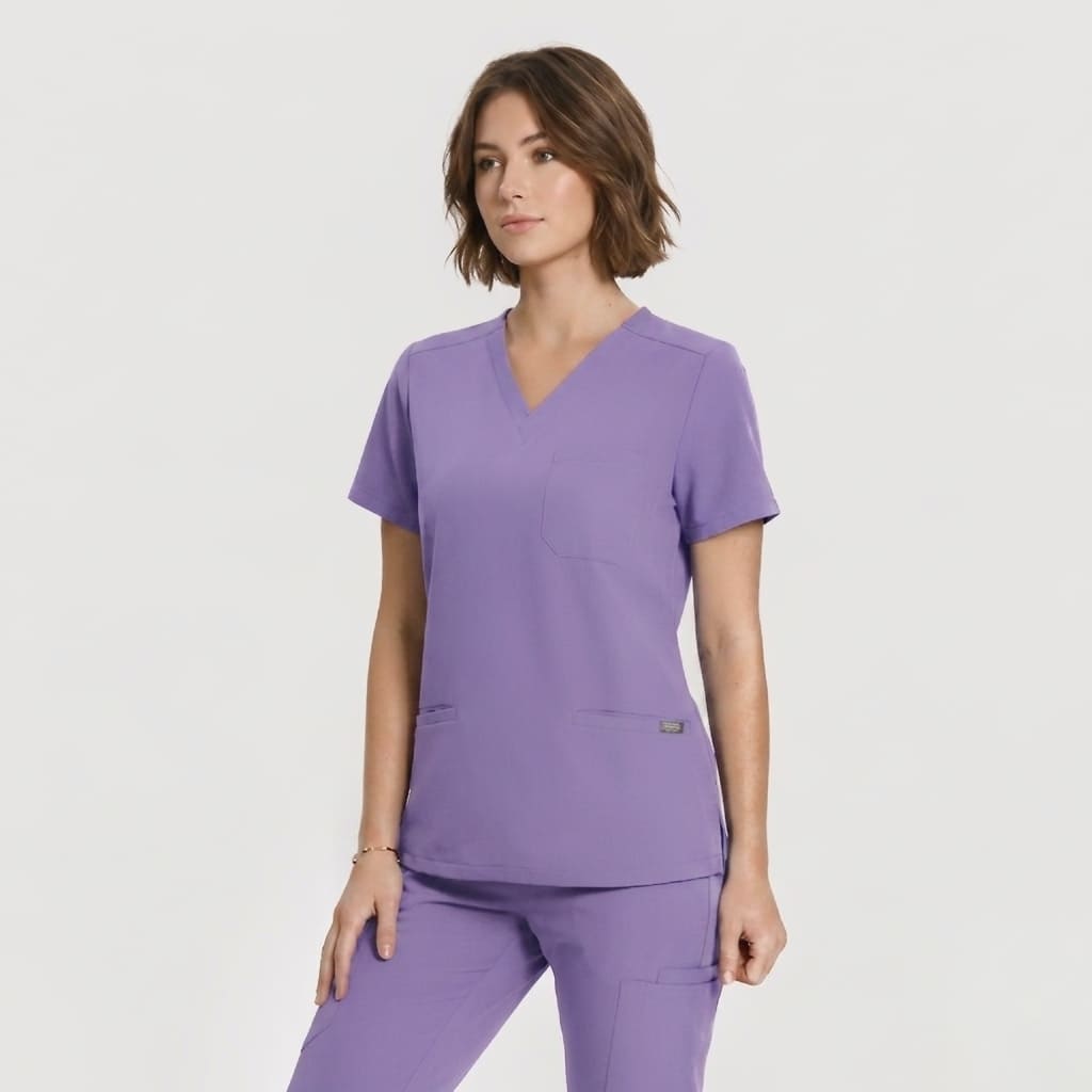 Lavender Scrub Tops
