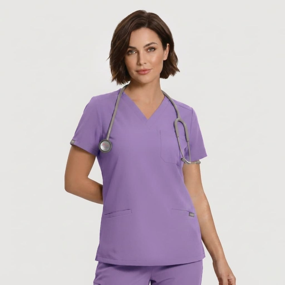 Lavender Scrub Tops