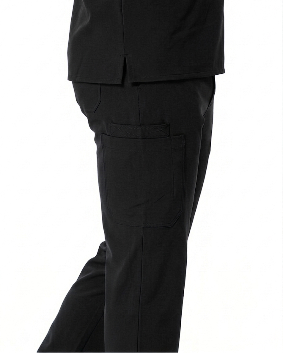 Men's Essential black scrub pants
