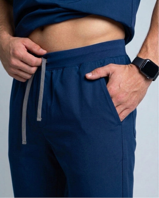 Men's Essential Navy Scrub pants