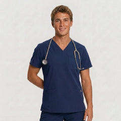 Men's Essential Navy  Scrub tops