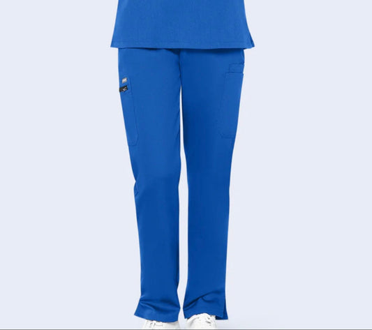Fitix royal blue scrub pant for nurses in Australia, premium quality
