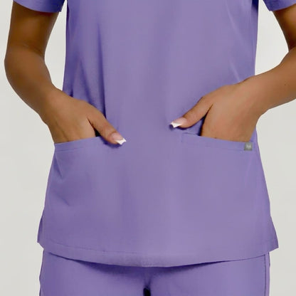 Lavender Scrub Tops