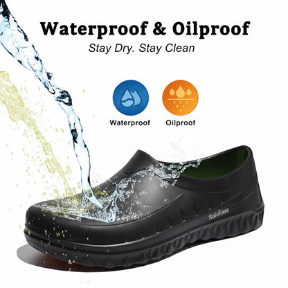 Fitix clogs waterproof, oilproof practically tested and are designed in Australia.