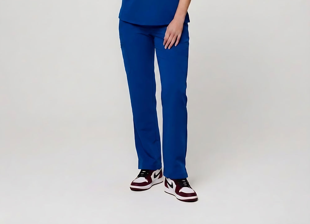 Royal Blue Luxe Scrub Pants